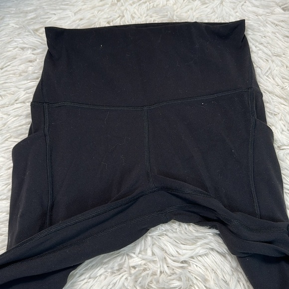 Lululemon Align High Rise Crop with Pockets 23" Black - Picture 2 of 5